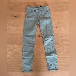 AG Adriano Goldschmied Light Green Jeans